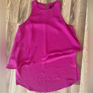 Sleeveless Magenta Top
